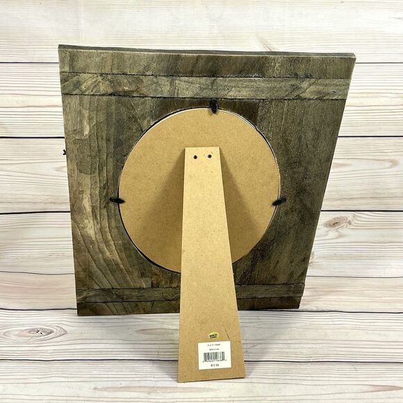 RED SHED Horseshoe Picture Frame 8x10” Wood Barbed Wire Rustic Country Western - Picture 7 of 13